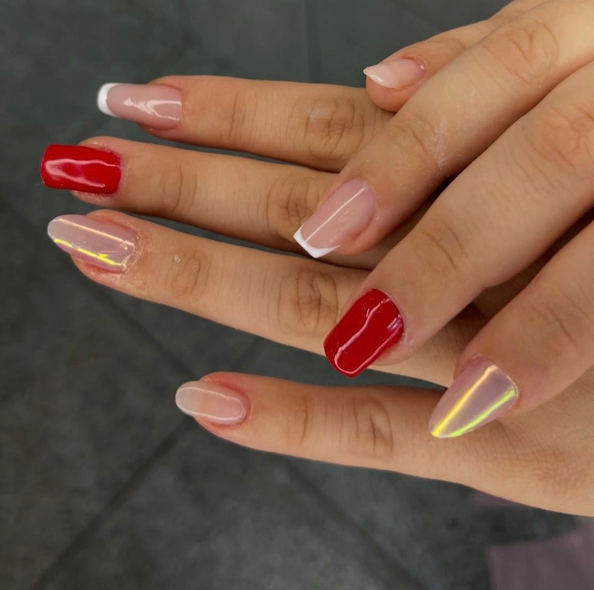 Unhas com técnica de Fibra/Moldes